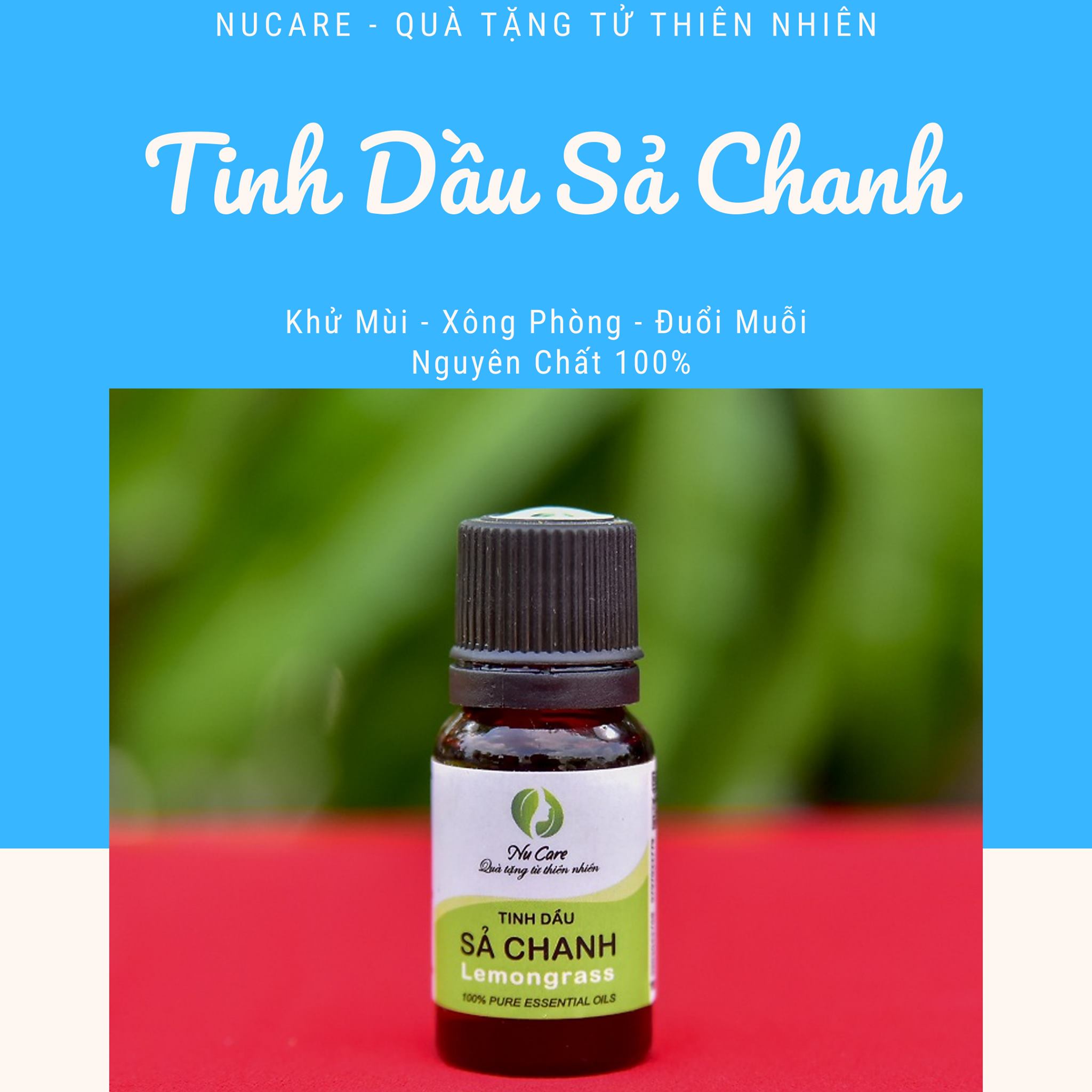 Tinh dầu sả chanh nguyên chất 100ml
