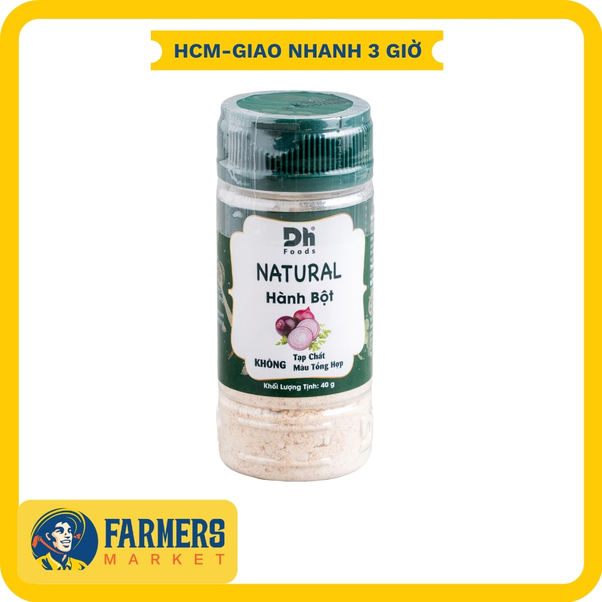 [Giao hàng toàn quốc] Hành Bột Natural Dh Foods (40G)