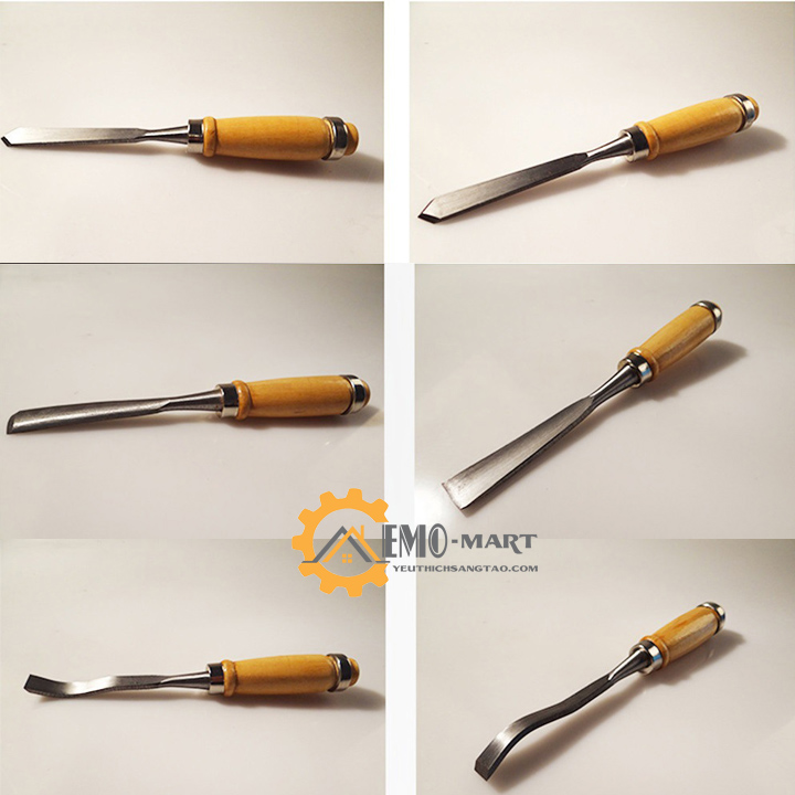 [FreeshipMAX] Bộ dụng cụ 12 cây đục, tiện gỗ cao cấp v2