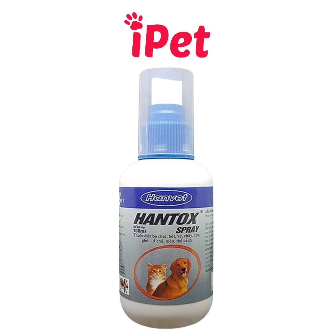 Chai Xịt Ve Rận Hantox Cho Chó Mèo 100ml - iPet Shop