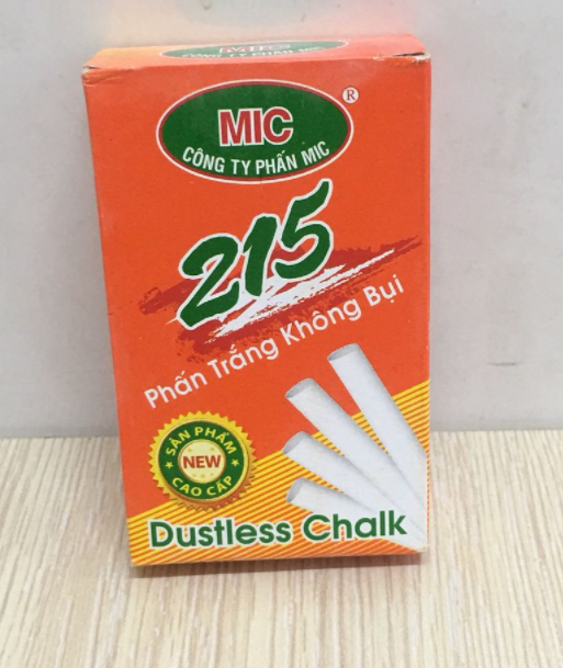 Phấn Trắng Không Bụi Mic 215 (10 viên/hộp)