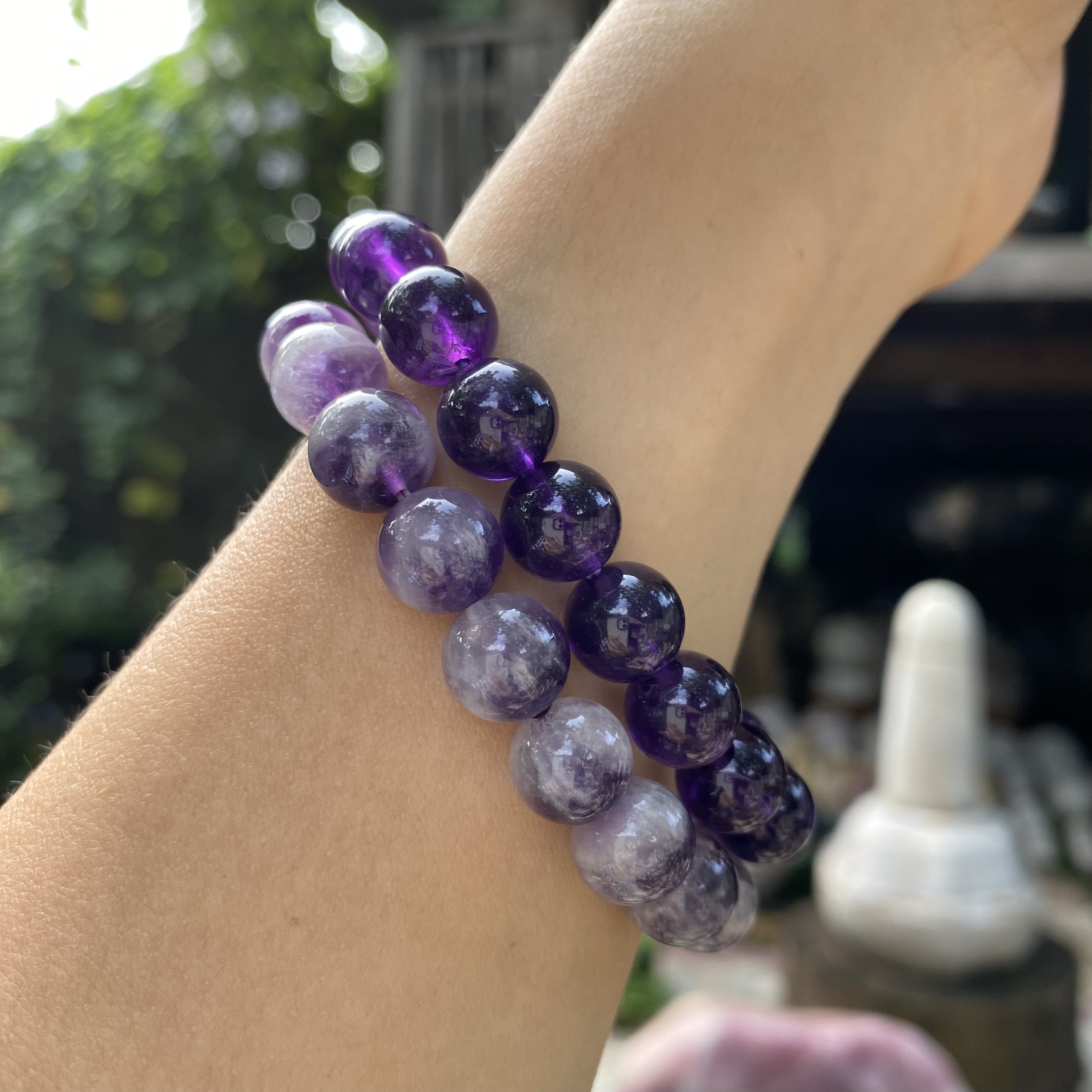Vòng Tay Đá Thạch Anh Tím Phong Thủy. LZ