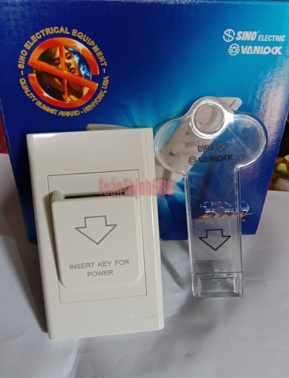 [HCM]Bộ chìa khóa ngắt điện 20A Sino -Vanlock