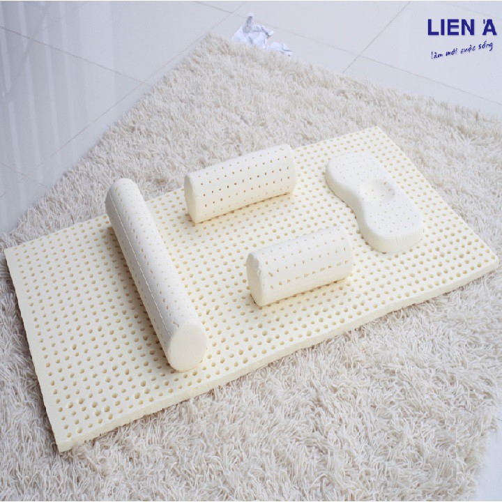 Combo Nệm Cao Su Em Bé Liên Á PomPoms - Cao 5cm