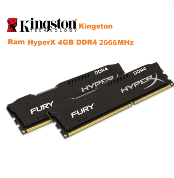 Ram Kingston HyperX Fury 4GB DDR4 2666MHz Chính Hãng (BH 12 tháng 1 đổi 1)