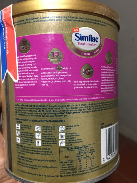 (MỚI) Sữa Similac Total Comfort số 1 360g