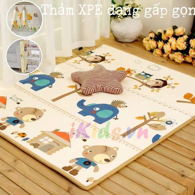 Mô tả sản phẩm thảm xốp silicone xpe 2 mặt 1m8x2m