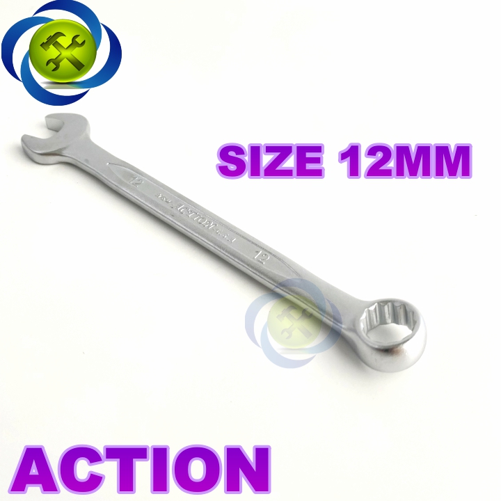 [HCM]Cờ lê vòng miệng 12mm Action xi mờ ACTION-12