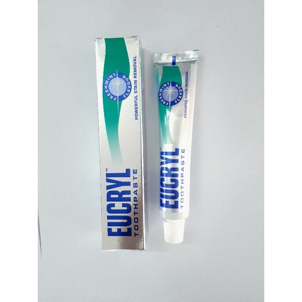 Kem đánh răng EUCRYL Toothpaste làm Trắng răng thơm miệng 62gr