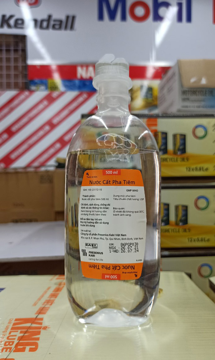NƯỚC CẤT PHA TIÊM 500ML
