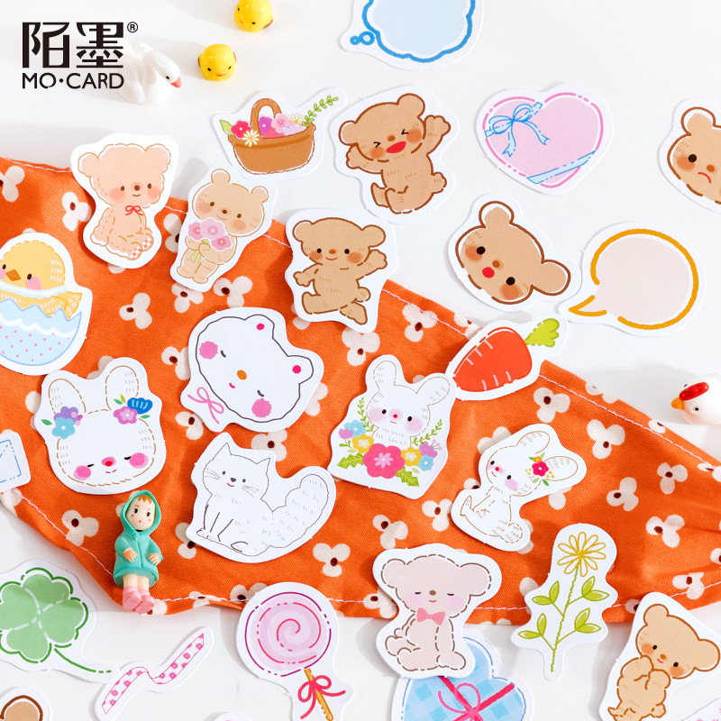 Hộp 45 Sticker Chủ Đề Kindergarten Diary Trang Trí Planner - Case Sover