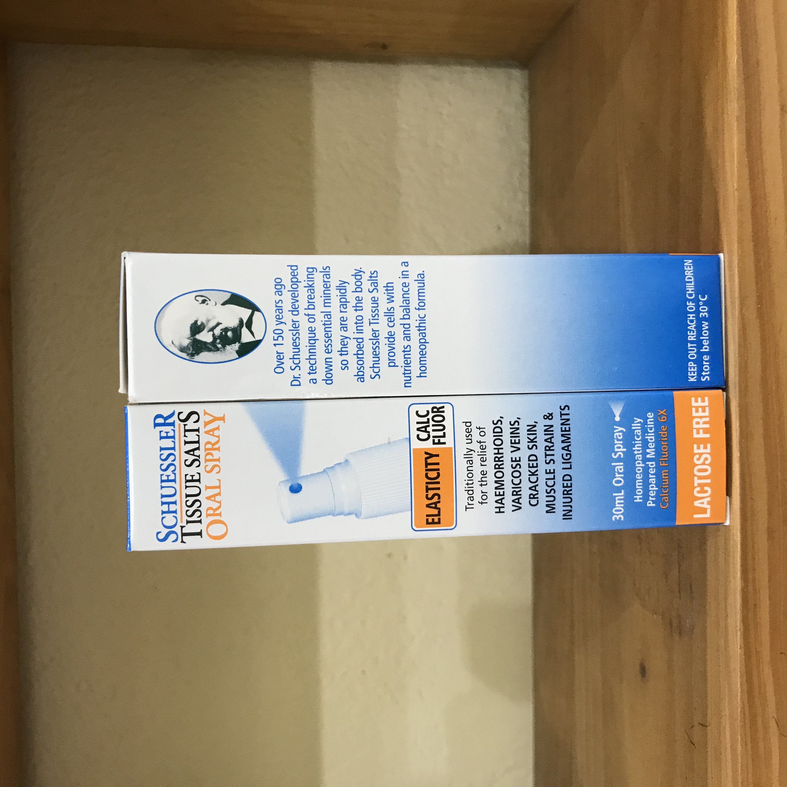 Tissue Salts Oral Spray Elasticity Calc Flour