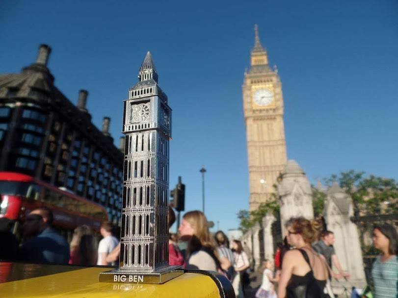 Mô Hình 3D Kim Loại Lắp Ráp Tháp Đồng Hồ Big Ben [Chưa Lắp]