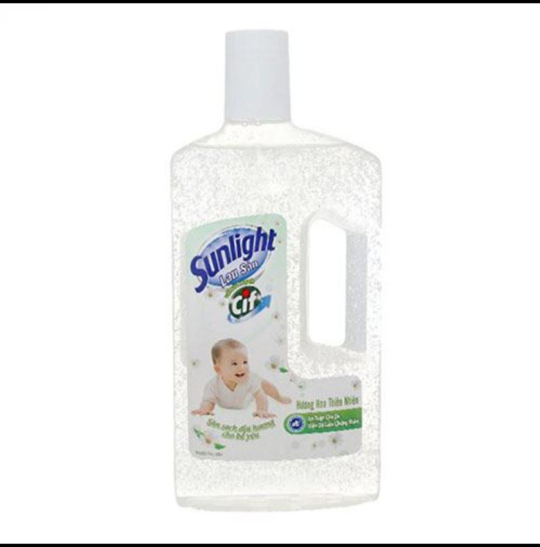 nước lau sàn sunlight 1 lít/ 900ml ( bao bì mới)