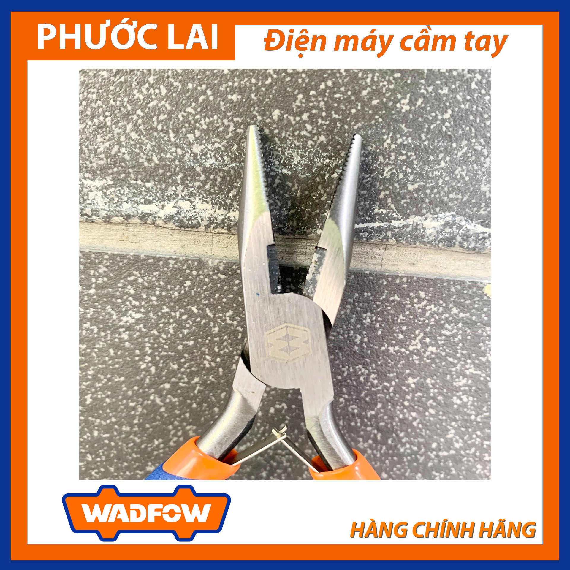 Kềm mũi dài mini 4.5" (Chính Hãng) WADFOW WPL0954 (Phước Lai PLC)