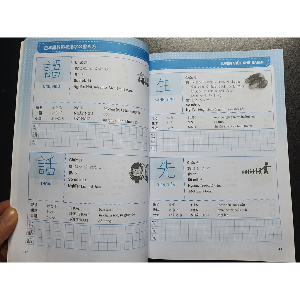 Sách Tiếng Nhật - Luyện Viết Chữ Kanji