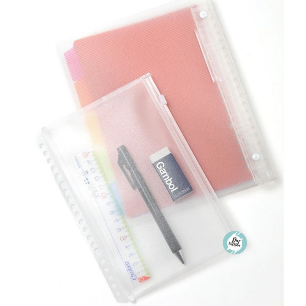 [HCM]TÚI ZIP CHO PLANNER NHIỀU LỖ