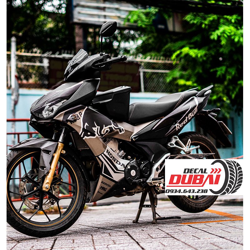 [HOT] Tem trùm Winner X Bạc Đen Redbull