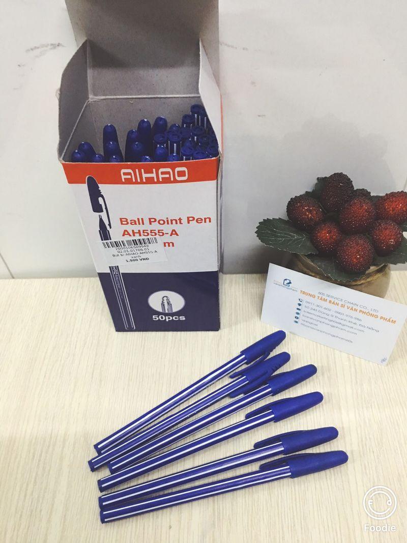 Set 20 bút bi AIHAO AH555-A xanh