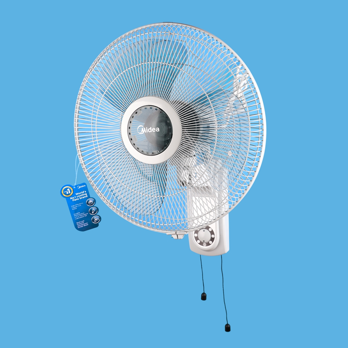 Quạt Treo Tường Midea FW40-6H (Công Suất 55W, 3 Cánh, Chỉnh Gió 3 Tốc Độ)