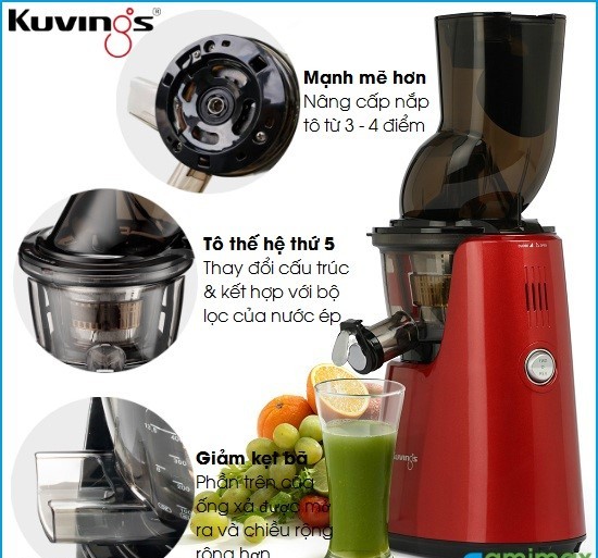 [Trả góp 0%]Máy ép chậm Kuvings E7000 - Hàng Chính hãng