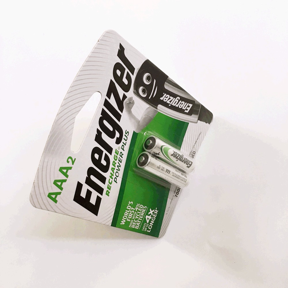 Combo 2 vỉ pin sạc đũa AAA Energizer 700mAh chính hãng (1 vỉ 2 viên)