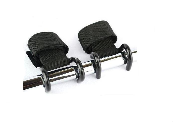 Dây quấn cổ tay có móc sắt nâng đòn tạ (1 cặp)