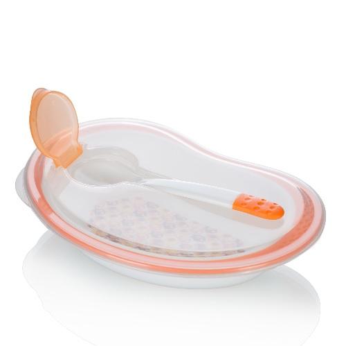 [HCM]Bát Chống trượt và Thìa Ăn Dặm Kèm Nắp