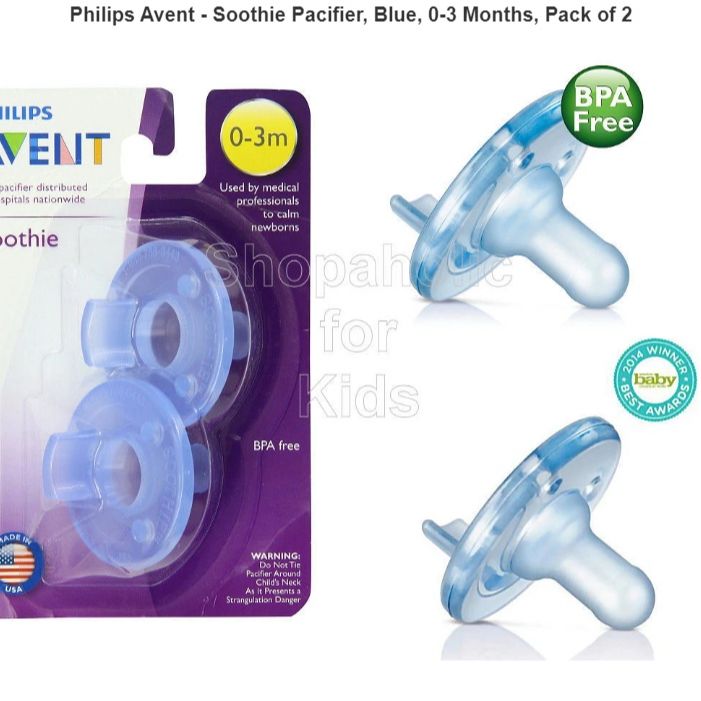 [Hàng Mỹ]Ty ngậm SOOTHIE Philips Avent 0-3M