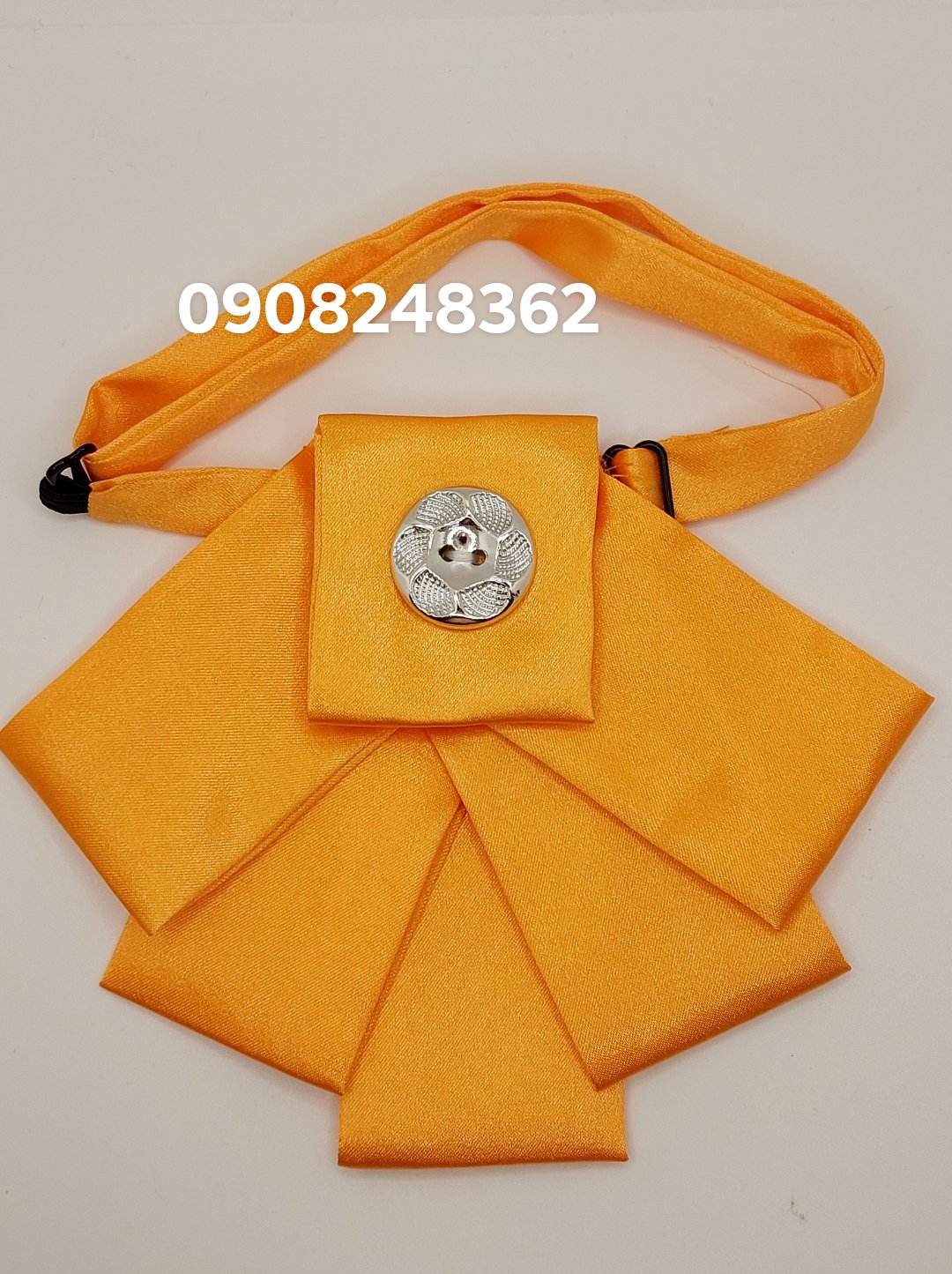 Cà vạt nơ đeo cổ nữ KING bản to vải Phi Bóng