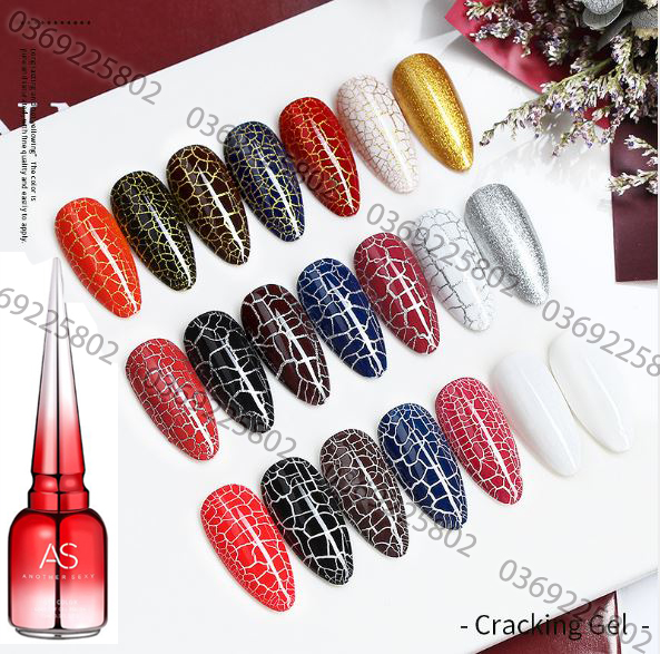 Set 9 chai sơn gel nứt CR