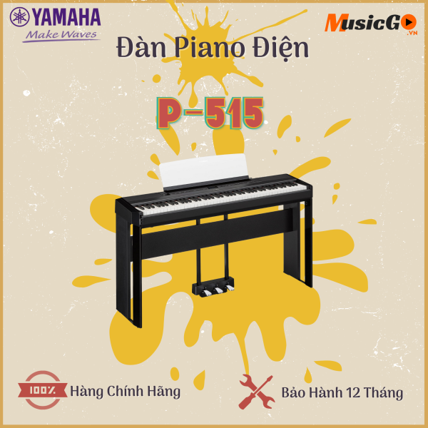 (Hàng Chính Hãng) Yamaha P-515 -  Đàn Piano Điện