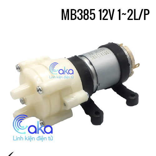 Mb385 máy bơm tạo áp mini 12v 1.8l/p