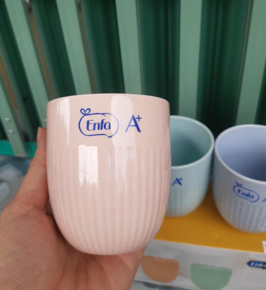 Bộ 3 ly sứ Donghwa quà enfa