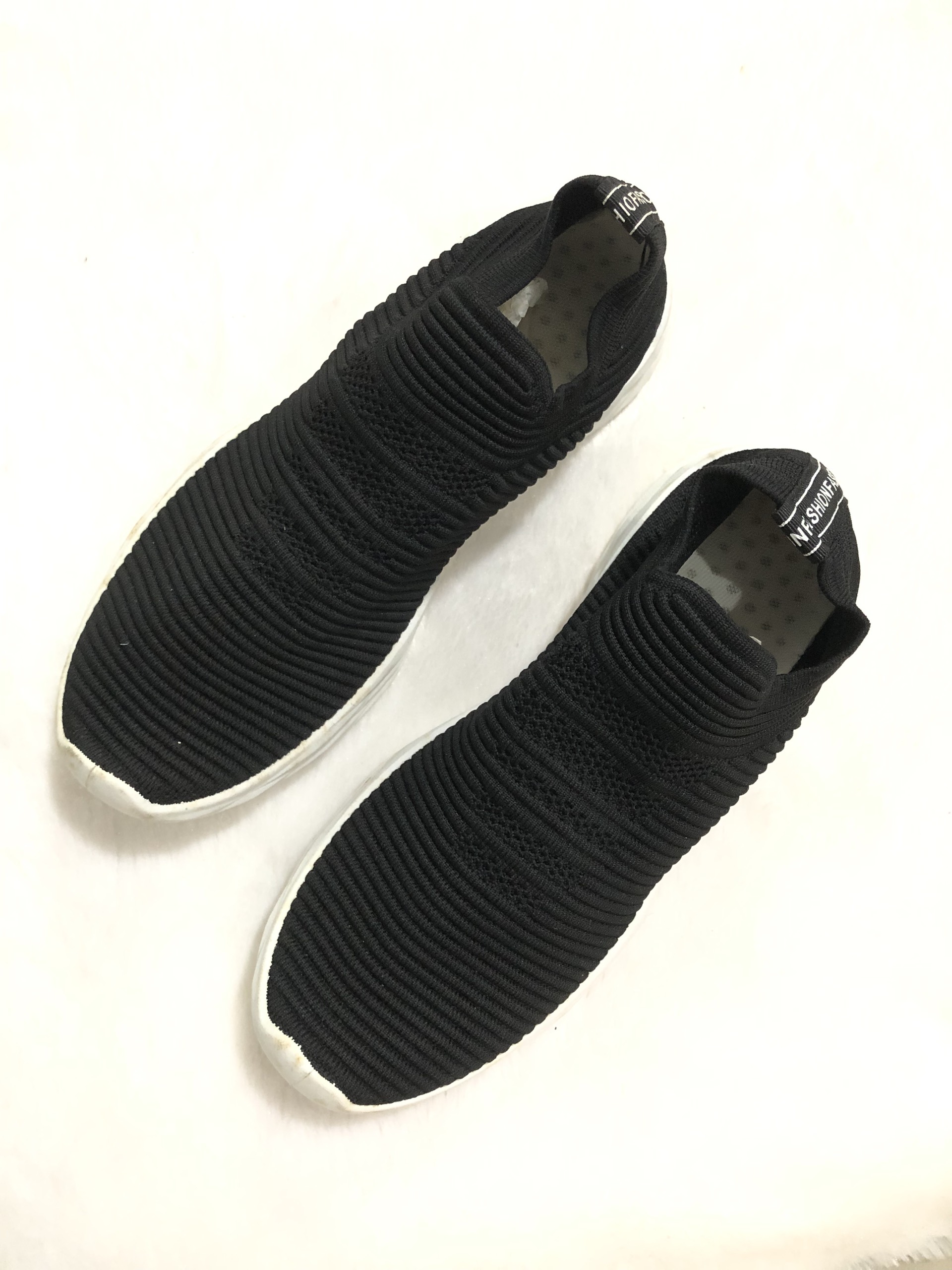 Giày lười thể thao chất liệu co dãn unisex lẻ size  -SALE