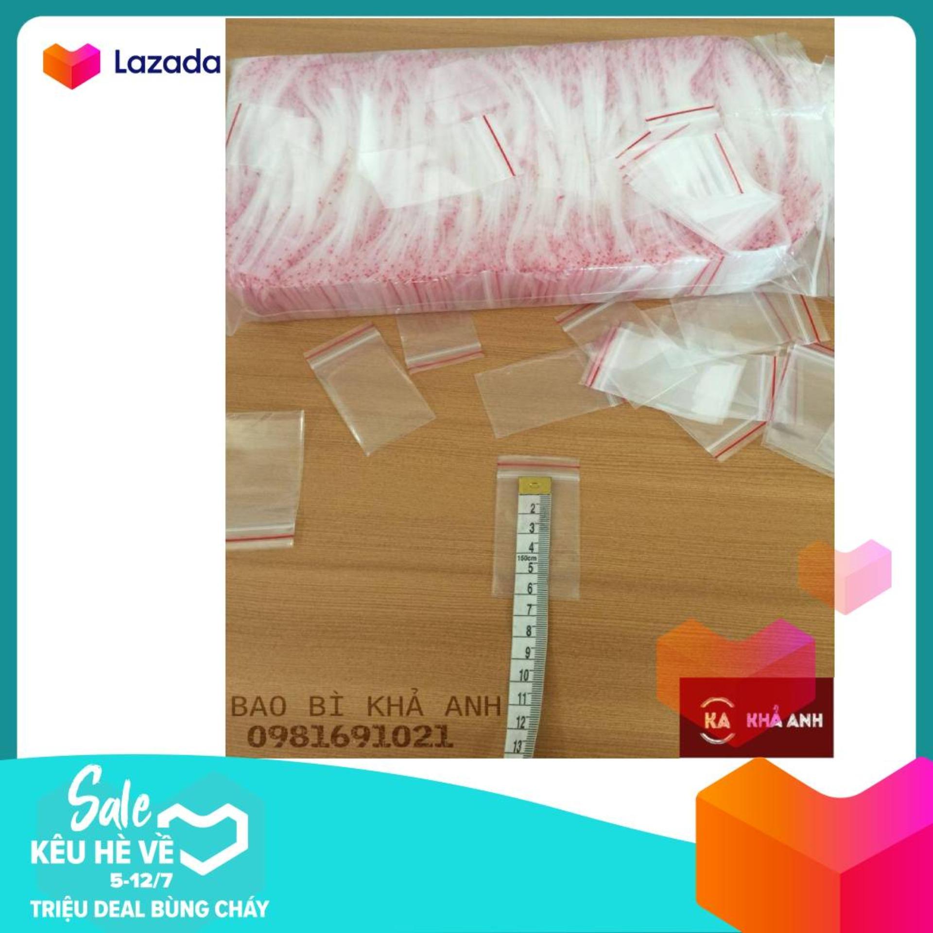 [HCM]1KG TÚI ZIP SỌC ĐỎ KHÁCH TỰ CHỌN SIZE - Nhiều size
