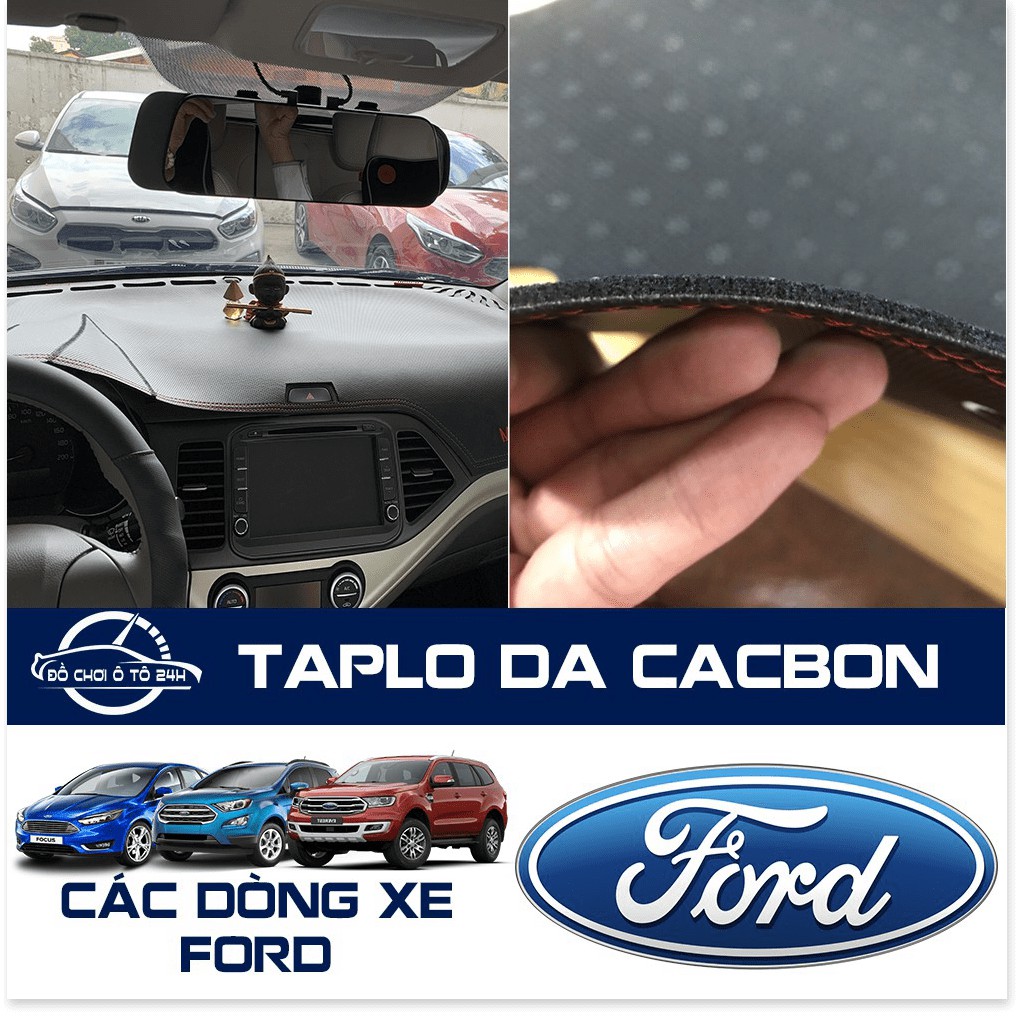 Thảm Taplo Da Cacbon Ô Tô Ford - Ecosport - TAPLO1