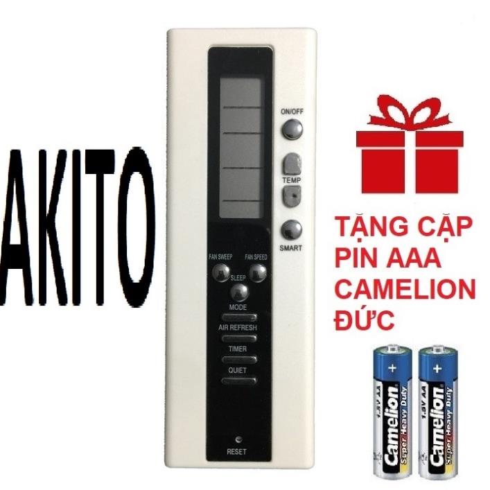 Remote điều khiển máy lạnh máy điều hòa akito mẫu 3