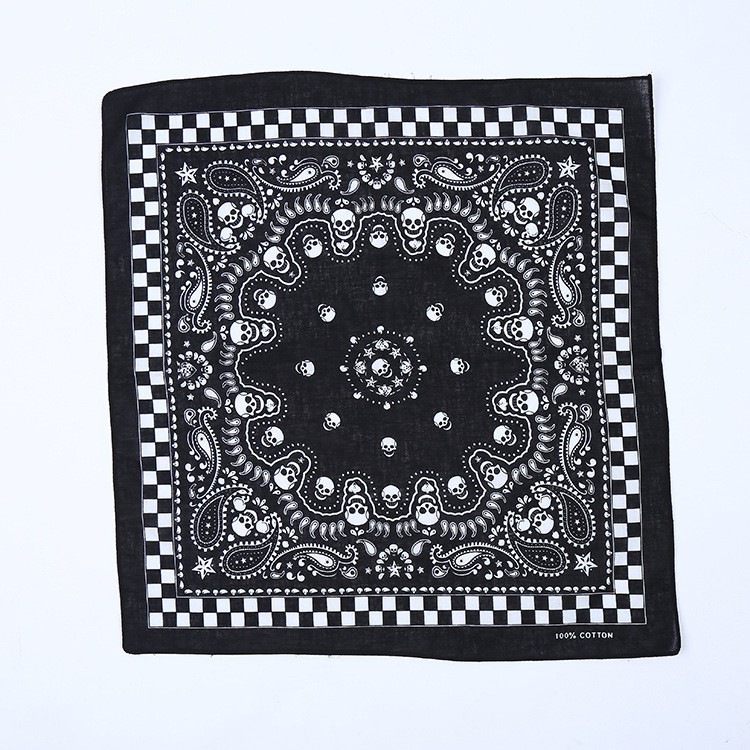 Khăn BANDANA SKULL - Bandana Đầu Lâu Ngọn Lửa