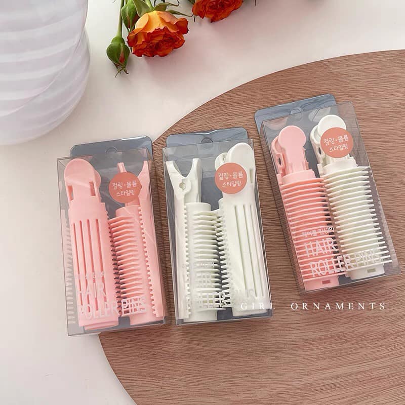 Set 3 kẹp uốn phồng chân tóc