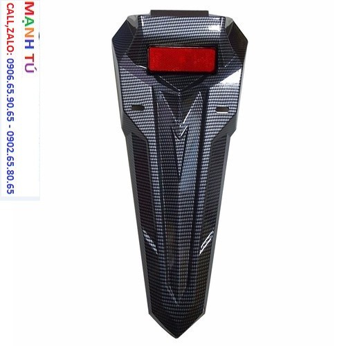 Đuôi dè sau mạ carbon cho Ex, Winner,Raider - LOGO LED
