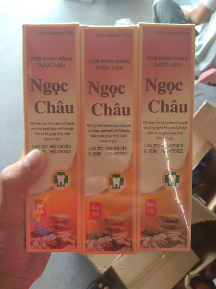 6 tuýp kem đánh răng dược liệu Ngọc Châu