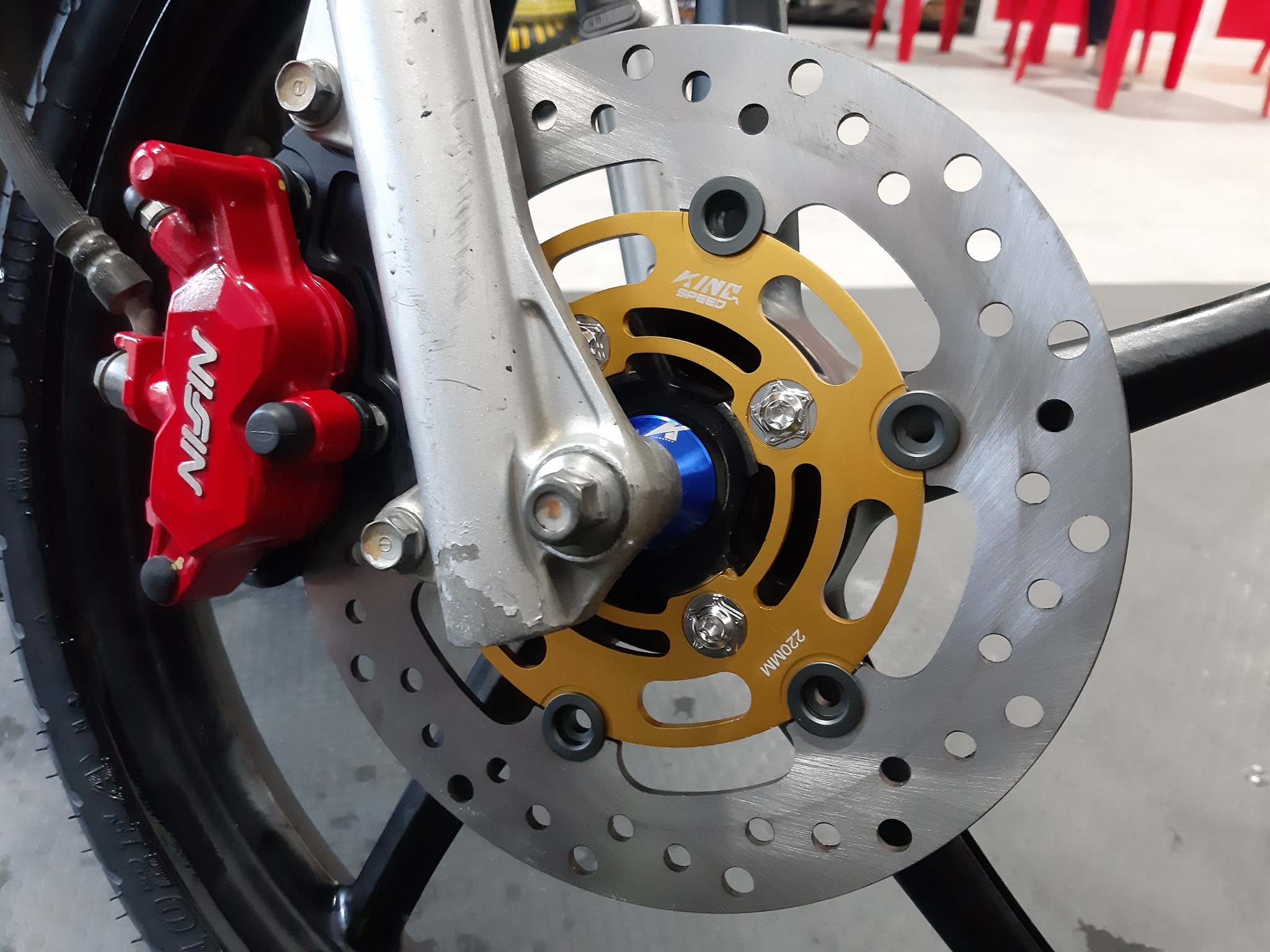 Đĩa thắng KingSpeed Moto 3 size 220mm 4 lỗ