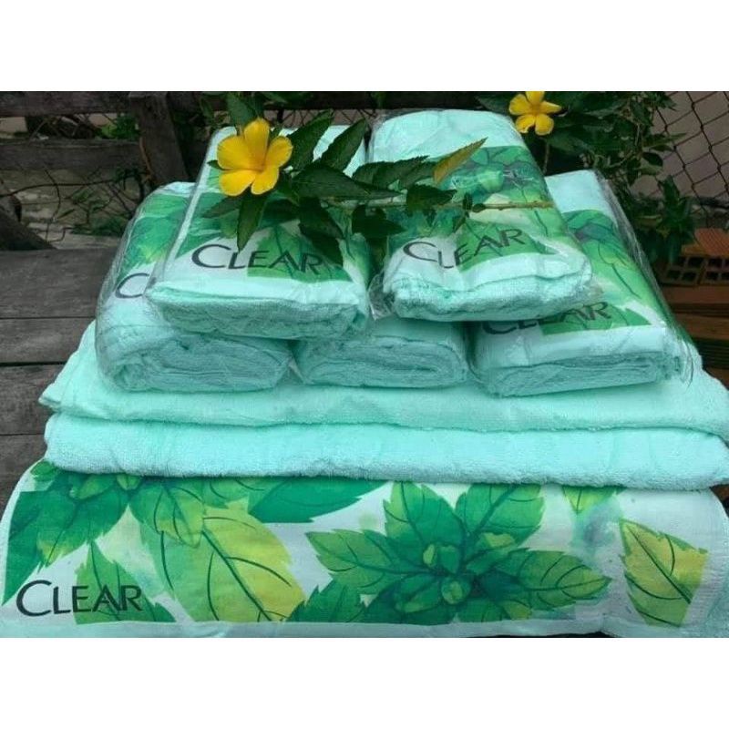 Khăn tắm Clear, Dove siêu thấm 50x100cm (khăn tắm,khăn gội đầu)