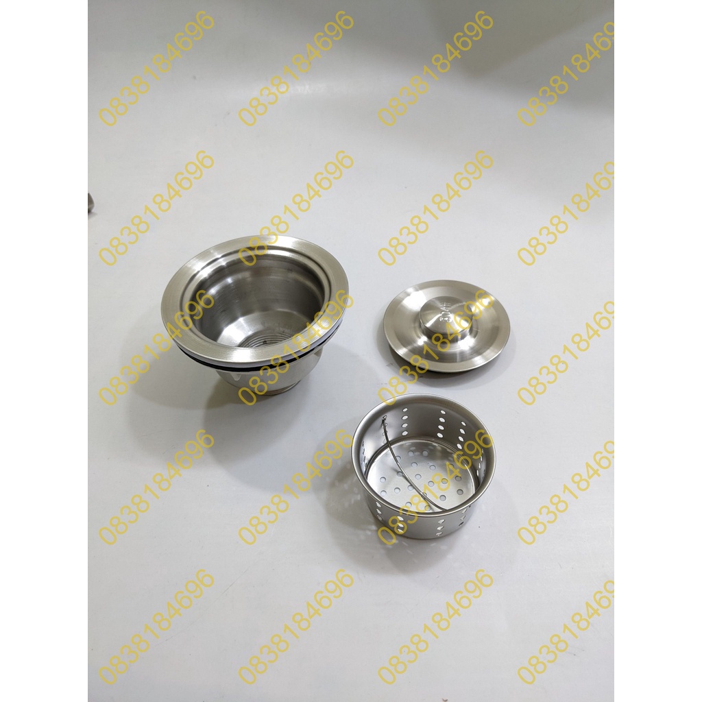 Bầu Xả Chậu Rửa Chén Bát inox 304 Phi 110mm