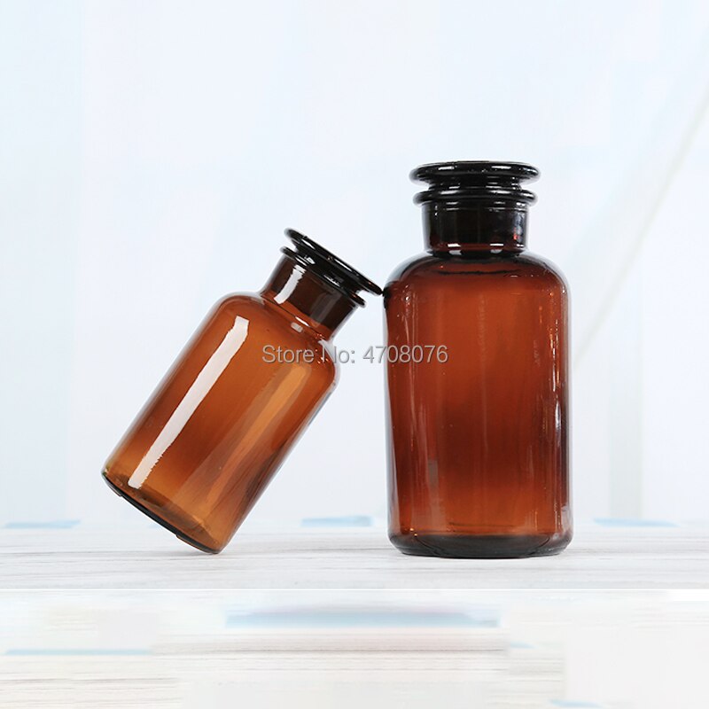 Lọ chè thủy tinh nắp mài 500ml, 1 lít