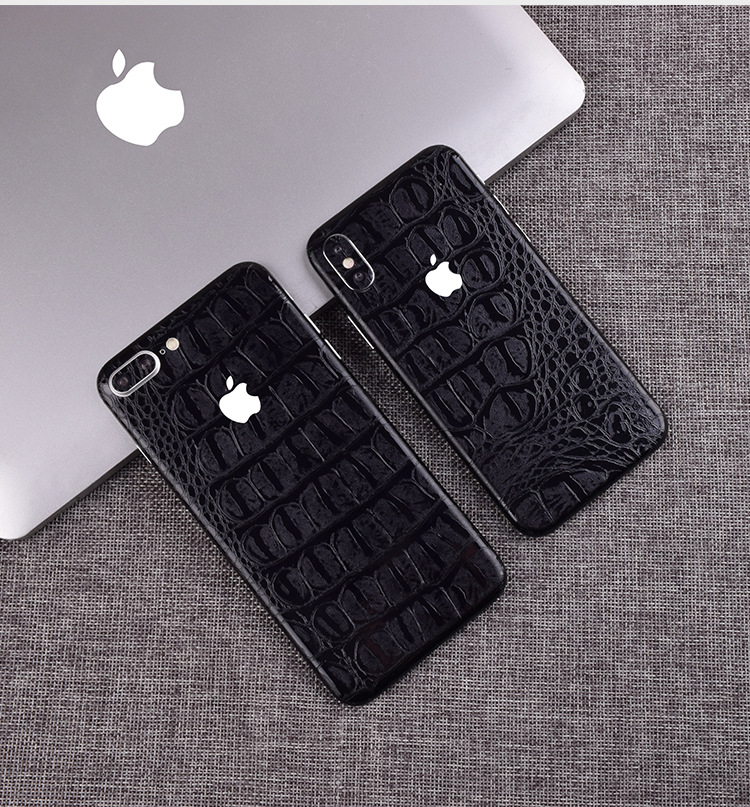 Miếng dán skin vân cá sấu iPhone 6/6s, 6/6s Plus, 7, 7 Plus, X/Xs