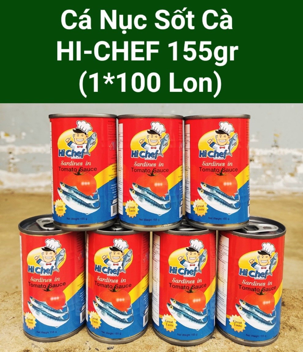 Cá Nục Sốt Cà Hi Chef Thái Lan 155G [1 lốc 10 hộp]