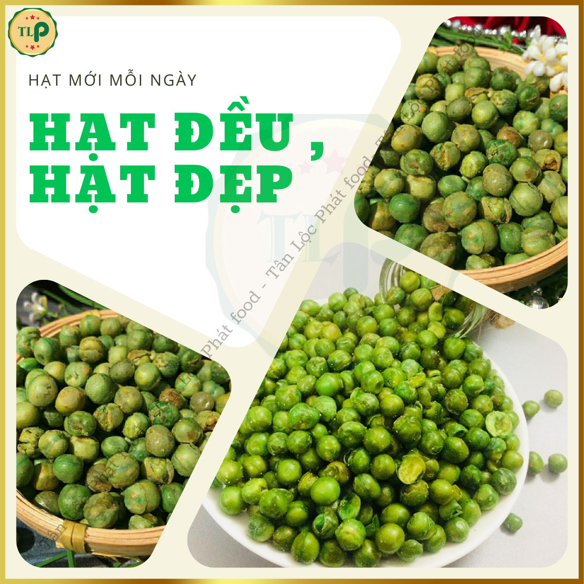 ĐẬU HÀ LAN RANG MUỐI TÂN LỘC PHÁT BỊCH 100G
