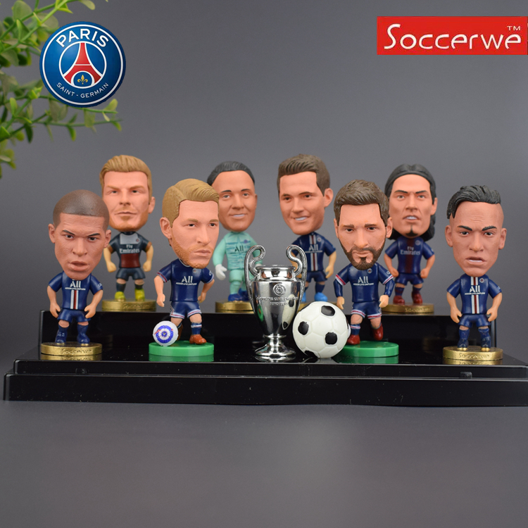 Tượng cầu thủ Clb PSG  Neymar Messi Mbappe